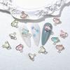 Light Luxury Nail Accessories (20Pcs) - Star Cat's Eye & Earth Planet Jewelry for Nail Art Decor