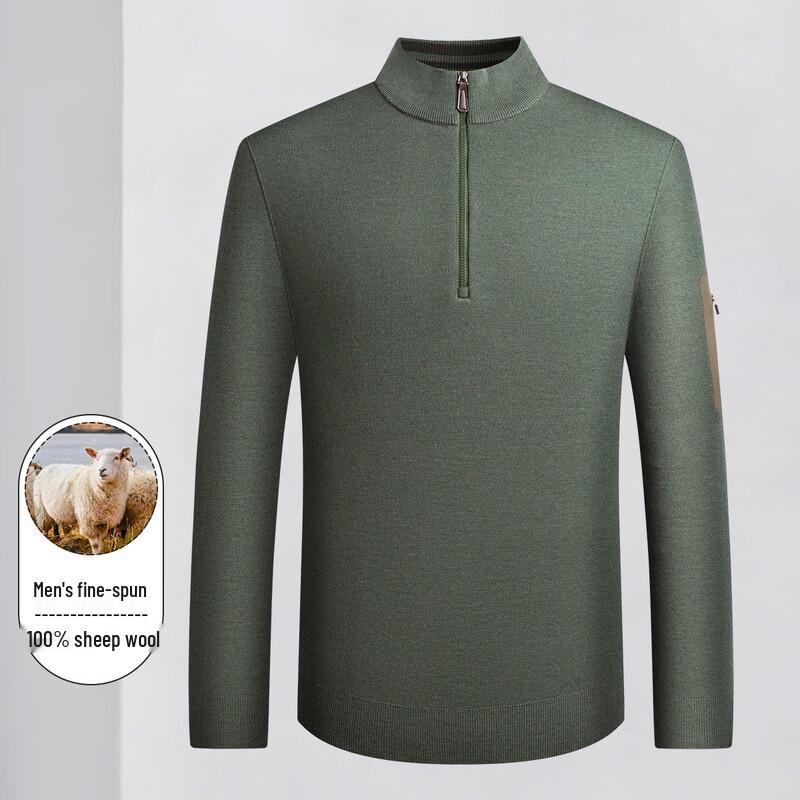 

Luozhi Men s Autumn/Winter Thick Wool Sweater 2XL (185)