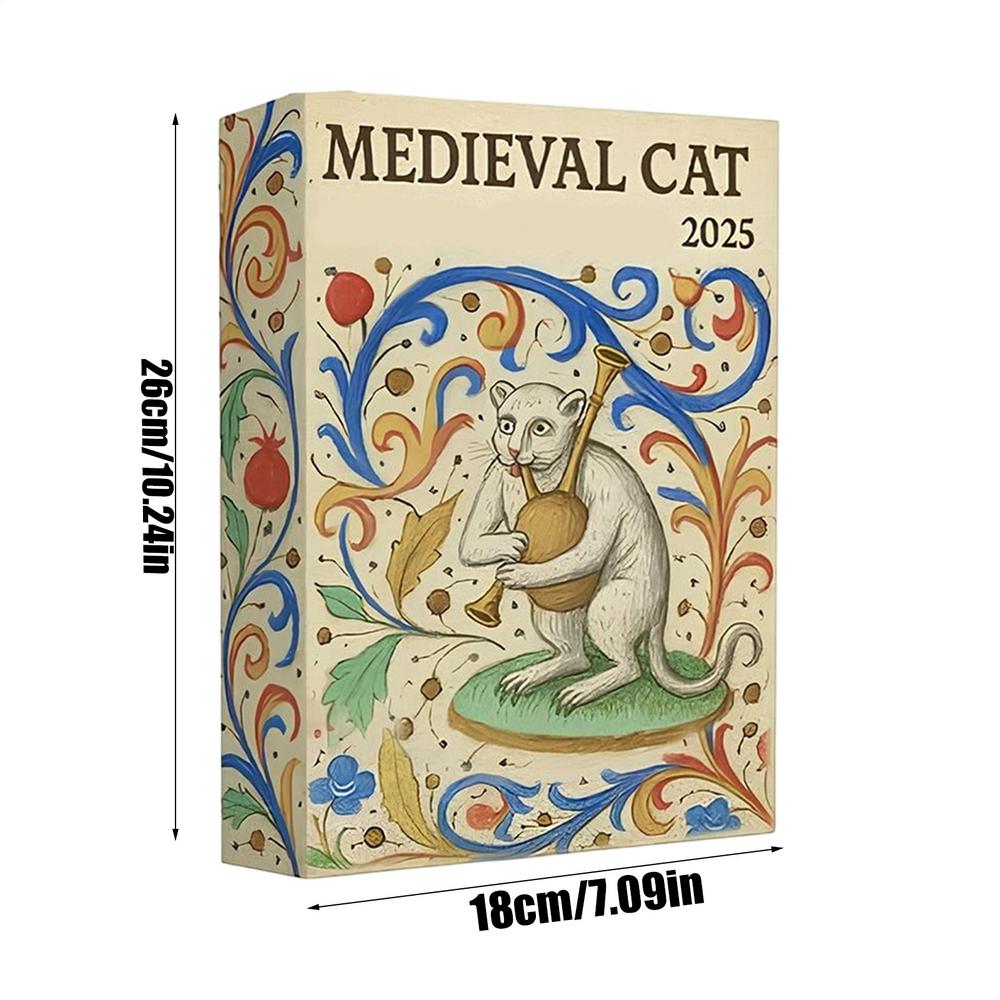 Kerst Kat Ornament Aftellen 24 Dagen Middeleeuws Thema Plat Speelgoed Aftellen Naar Kerst Kalender voor Kinderen Peuter Tiener Volwassen Jongen 24pcs