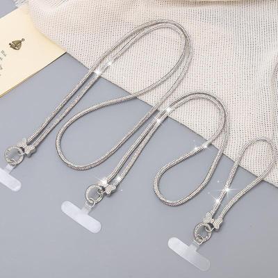 High-End Strass Ketting Crossbody Telefoonhoesje & Sleutelhanger Hanger