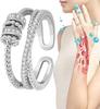 Mode Stressabbau Offene Ringe für Damen Schlankheitskur Gesundheitspflege Gewichtsverlust Ring Verlobung Hochzeit Partnergeschenke Charm Schmuck