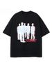 Street Wear Harajuku Hip-hop Men's T-shirt Y2k Retro Oversized Short Sleeved Printed T-shirt Fashionable Cotton Retro Aesthetics