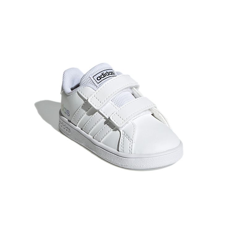 Adidas Neo Grand Court Velcro Casual Low-Top Skate Shoes Baby Sneakers White H02290