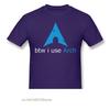 A proposito, uso Arch Anime Clothes Design Linux Programma Sistema Operativo Design Originale Cotone Maglietta Unisex