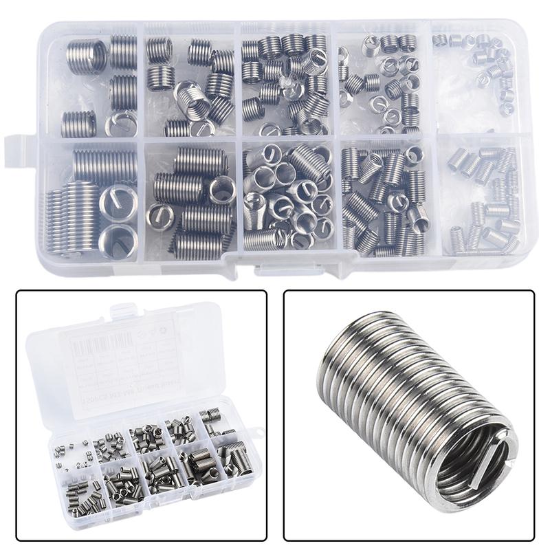 150pcs /Thread Rt Stainless Steel /Helicoil M 3 M5 M6 M8 /Thread /Repair Kit Rivet Nut Kit Helicoil Threading Tools