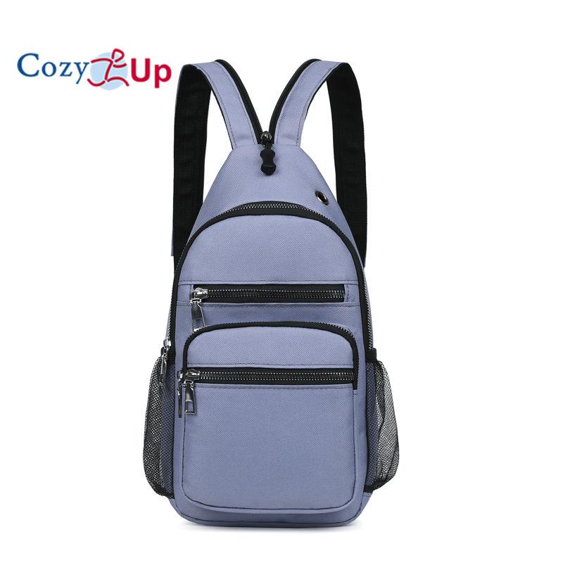 Cozy Up Unisex Multi-functional Chest Bag with One Shoulder and Two Shoulders for Both Men and Women