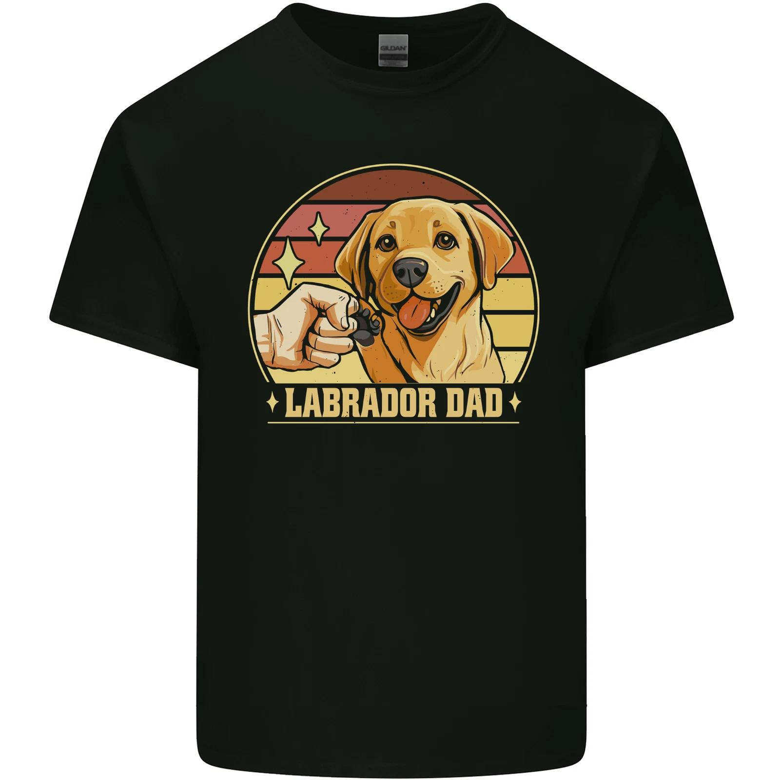 Labrador Dad Funny Fathers Day Dog Kids T-Shirt Childrens 4XL