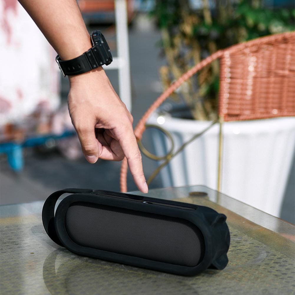 Silicone Case Shockproof Travel Carrying Case Silicone Protective Pouch Audio Holders for Beats Pill+ Portable Wireless Speaker