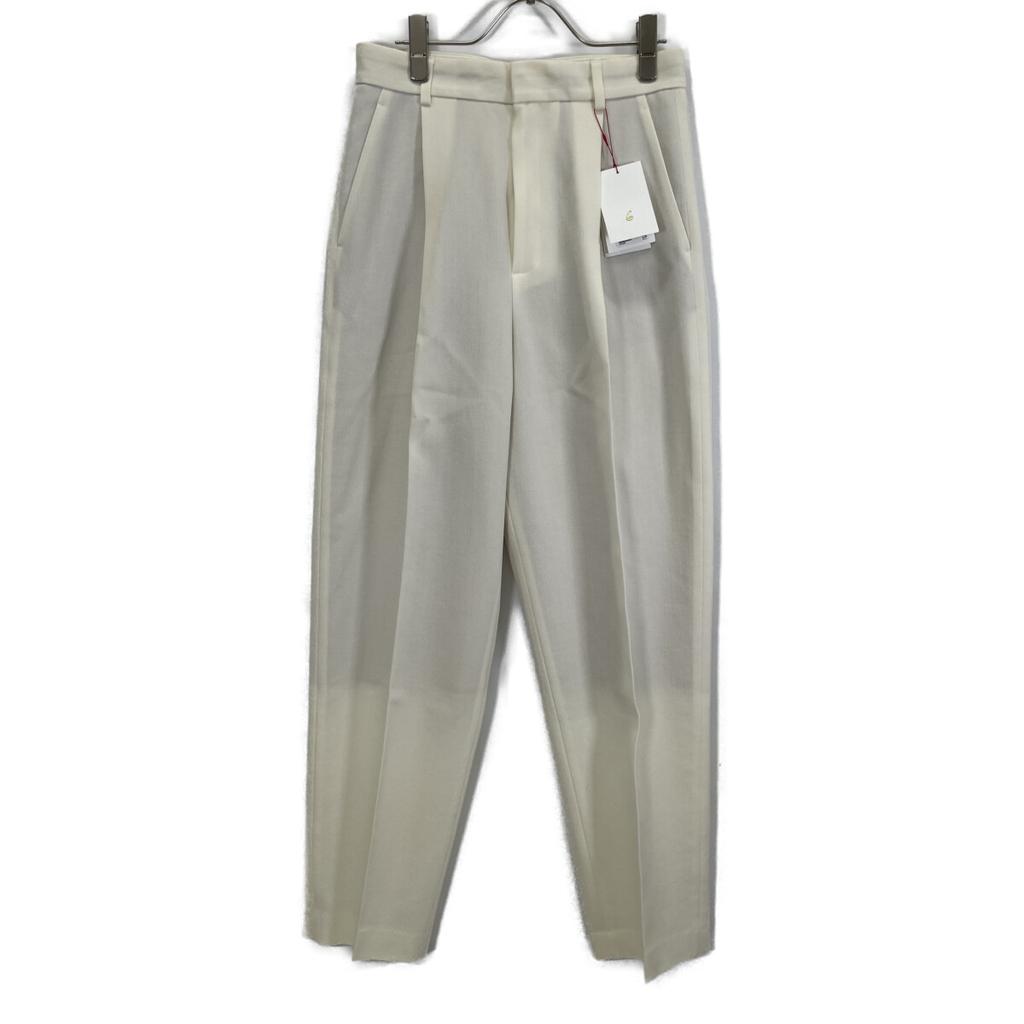 6 ROKU White Wool KARSEY PANTS Slacks Bottoms 38 whiteUsed