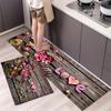 Kitchen Rugs Print Non-Slip Thick Cushioned Kitchen Mat Comfort Standing Mat for Kitchen