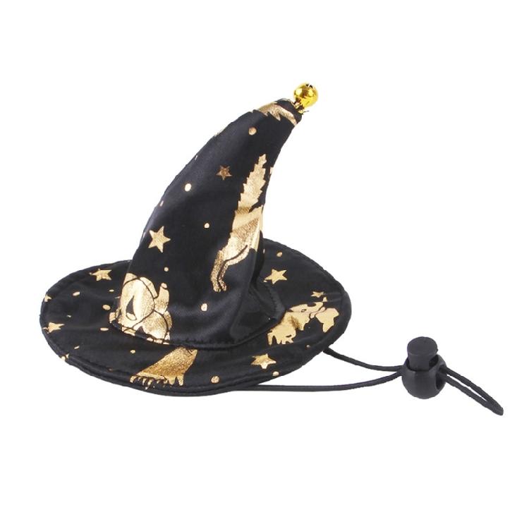 Dog Cloak Cosplay Costume Star Hat Pet Cape Dark Hat Witch Cloak