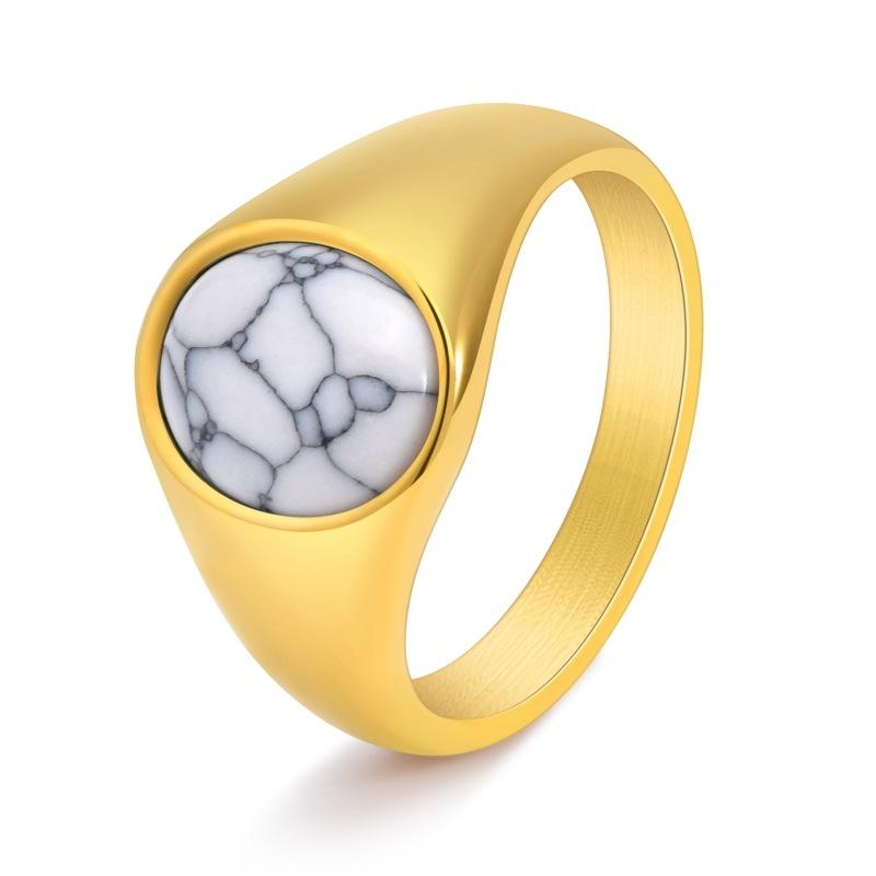2026 Men's Personality Casting Jewelry European and American Fashion Turquoise Jewelry Accessories
