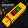 Childrens Police Car School Bus Toy Car With Inertia Motion And Lights For Boys Play