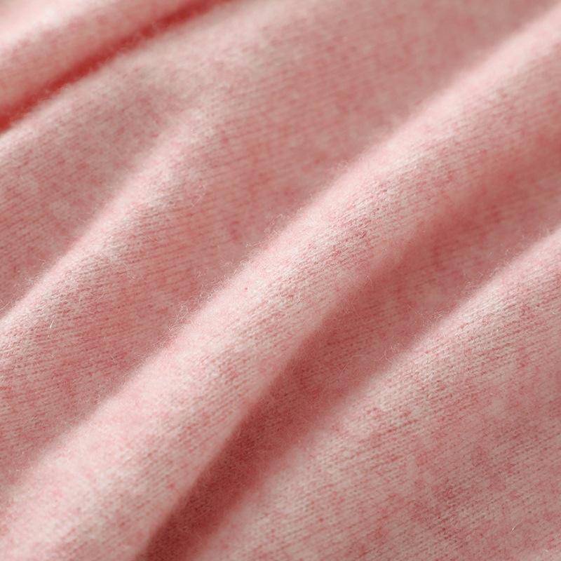 Women's Cashmere Sweater, Round Neck Pullover, Versatile Fit Knitwear for Autumn and Winter
