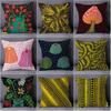 Home Decor Colorful Geometric & Floral Printed Pillow Covers Pattern Cushion Cover Suitable for Sofa Bedroom Car Pillow Cover
