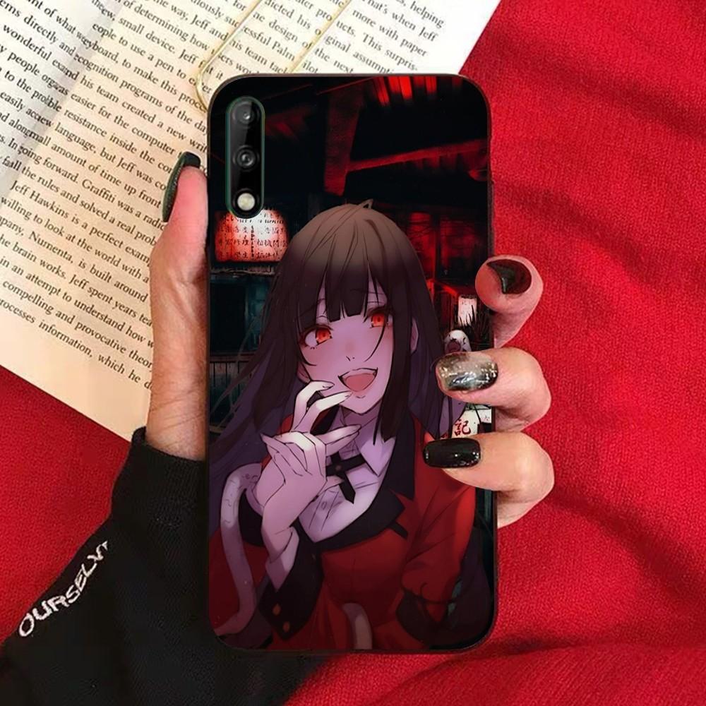 Japanese Anime Kakegurui Jabami Yumeko Phone Case For Huawei Honor 10 lite 9 20 7A 9X 30 50 60 70 pro plus Soft Silicone Cover