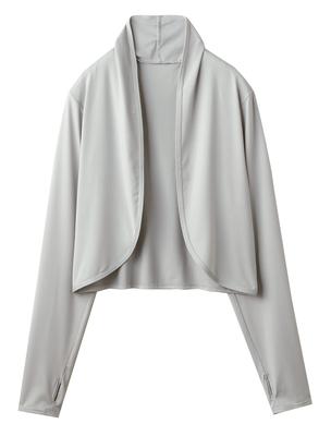 Lightweight Bolero In Ice Sizes UV-cut Gray, M-LL