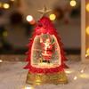 Christmas Decoration Glowing Christmas Tree Christmas Crystal Ball Snowflakes Light Christmas Tree Desktop Ornaments Night Light