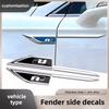 2025 Hot 3D Metal Car Sticker VW Emblem Fender Blade Decal Badge Decal For Volkswagen Rline Touran Beetle Scirocco Amarok T5 Pha
