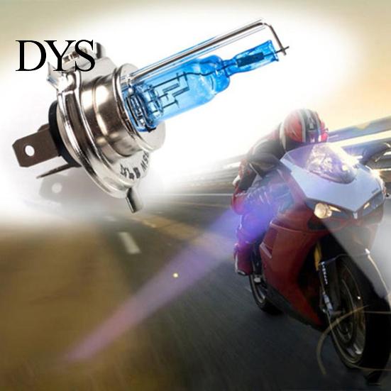 H4 Halogen Xenon Hid Headlight Headlamp 3 Contactors Super White Bulbs 12V 35W
