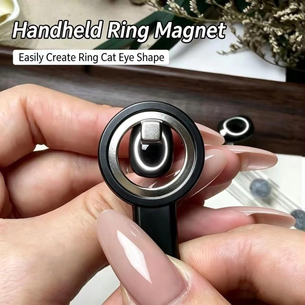 DIY Circular Cat Eye Magnets Cat-Eye Nail Halo Style Magnetic Nail Magnet Hollow Cat Eye Magnet