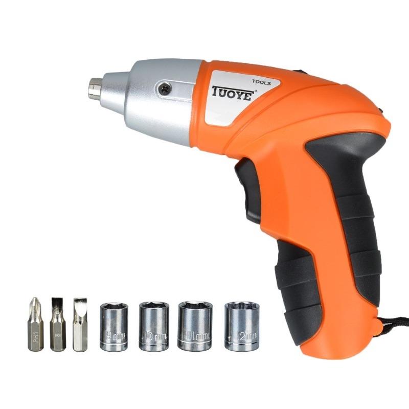 USB Rechargeable Cordless Drill Set 45pcs A Set 3.6V Electric Screwdriver Bit Set