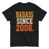 Funny 20th Birthday Shirt Retro Badass Since 2006 20 Year Old T-Shirt, Vintage 2006 Gift, Birthday Graphic Tee