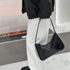 Oil wax cowhide large-capacity underarm small square bag women's 2025 new spring and summer women's casual versatile single shoulder crossbody