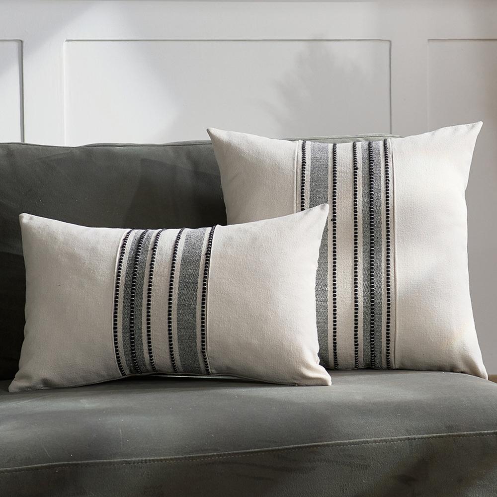 Fodere per Cuscini a Strisce Boho Lusso Moda Fattoria Copricuscino per Casa Soggiorno Letto Divano Decorazione