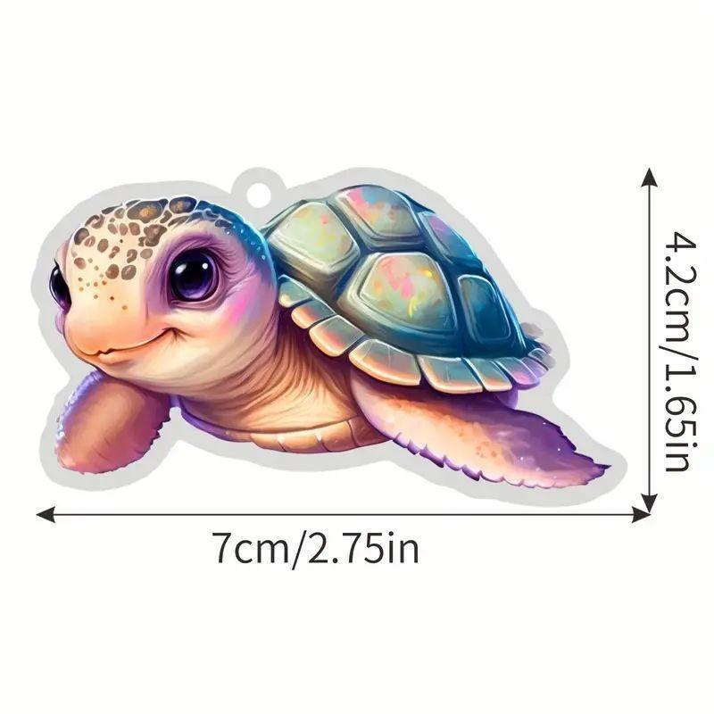 Bunte Acryl Auto Hängedekoration Niedlicher Cartoon-Stil Heimdekorationszubehör