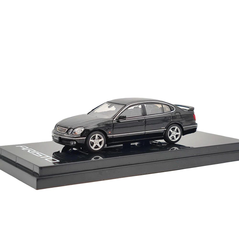 Hobby Japan 1/64 for ARISTO V300 VERTEX EDITION Black HJ641030ABK Diecast Model Car Miniature Collection Toy Vehicle Models