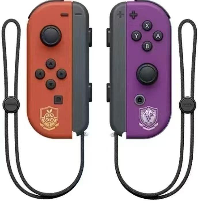 Wireless Bluetooth Joy-Con Controllers with Wake-Up Feature and Wrist Strap, Left and Right Separately for Switch
