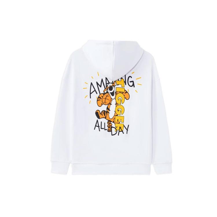 Li-Ning x Disney Graphic Hoodie White Men s AWDRH39-1 M