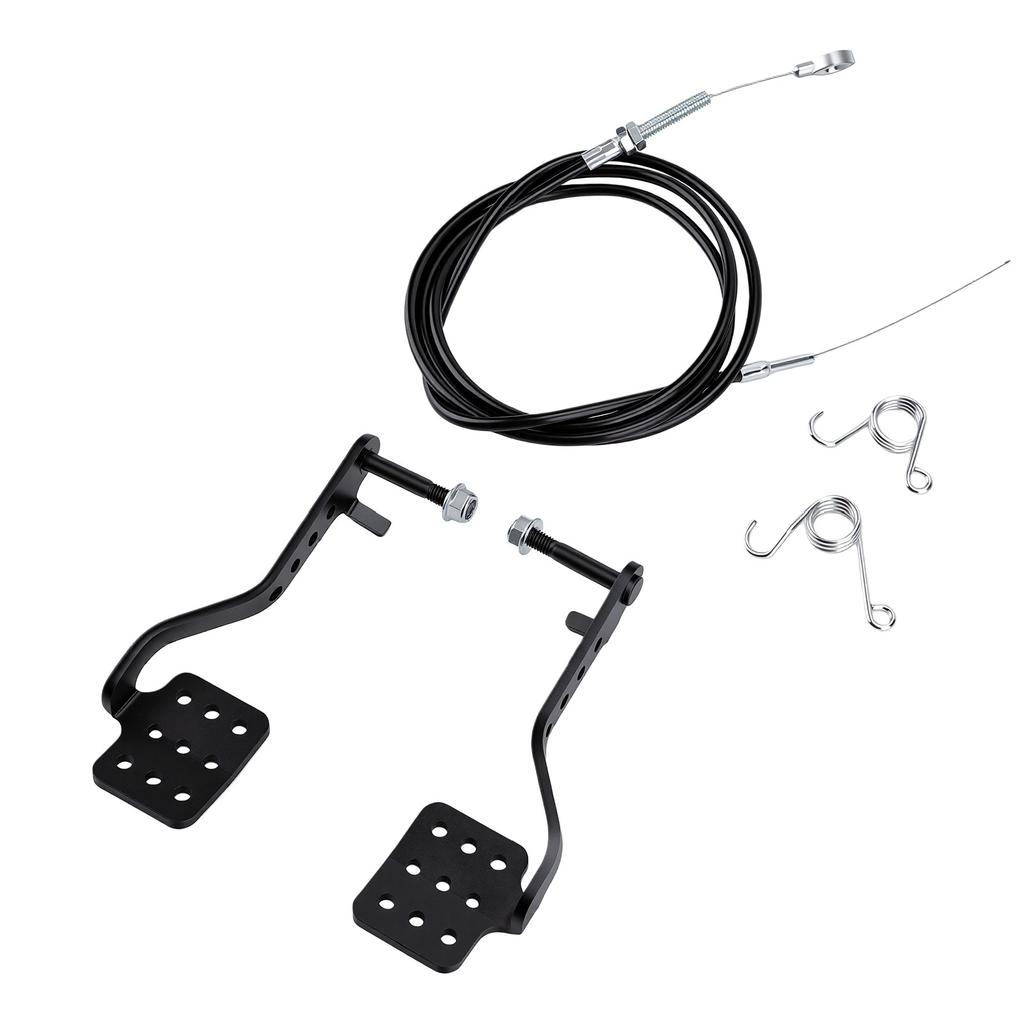 Pedali per Go-Kart con Cavo Acceleratore da 71 pollici Pedale Freno Acceleratore per Go-Kart Sostituzione per Predator 212ml 196ml 6.5hp 5.5hp