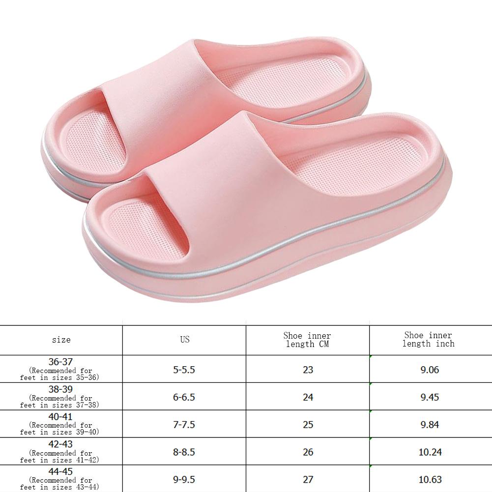 Women Men Pillow Slippers EVA Thick Sole Cloud Slides Non-slip Cloud Slippers Shower Slippers for Indoor and Outdoor