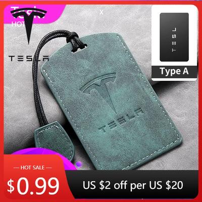 Car Sticker 2025 New 1Pcs Car Smart Remote Key Card Cover Case Key Bag Shell Holder Protection For Tesla Model 3 Y 2020 Ke