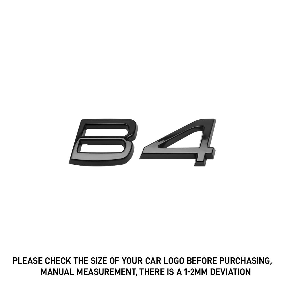 3D ABS Letters Car Rear Trunk Tailgate Side Fender Badge Emblem Sticker for Volvo B2 B3 B4 B5 B6 B7 B8 Auto Accessories