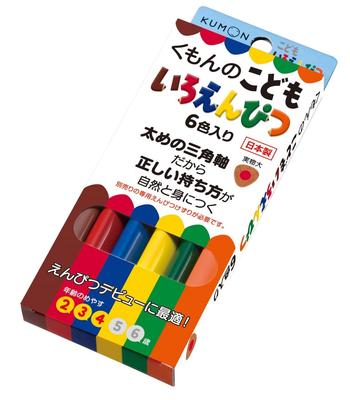 Kumon Publishing Color 6 for School Entrance and Coloring Children's Pencils, Colors, SE-23, Kindergarten, Exams, Drawing,