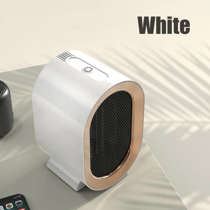 1200W Desktop Electric Heater Winter Mini Portable Heating Fan  Home Office PTC Ceramic Heating Warm Air Blower Warmer Machine