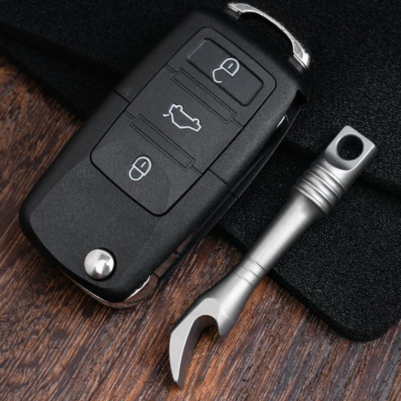 Everyday Carry Keychain Tool With Bottle Opener And Pry Bar For Outdoor Camping Travel Essential Adventure Enthusiasts