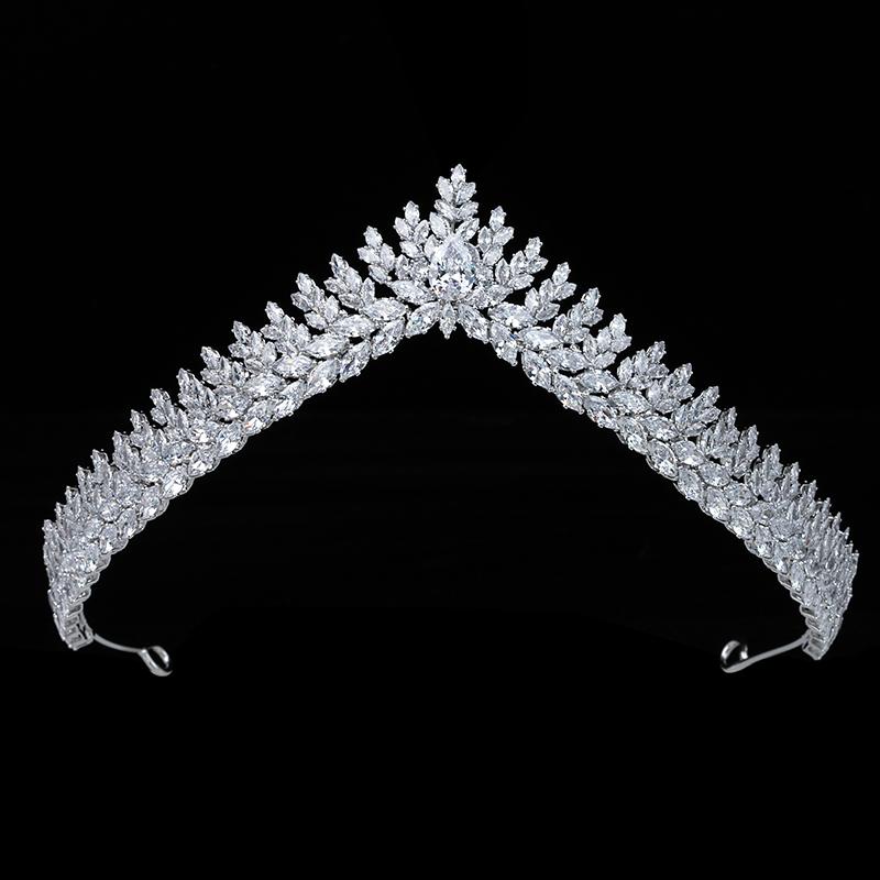 Bridal Wedding Tiara Classic New Fashion Design Bridal Hair Accessories Anniversary Wedding Women Crowns BC6026 Corona Princesa