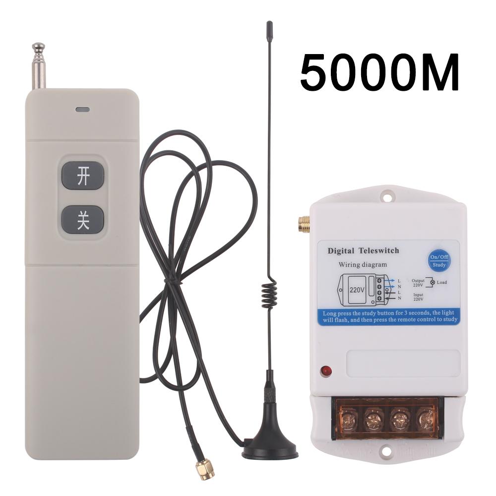 1000m 3000m 5000m 220V Small Remote controller switches