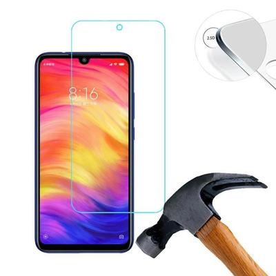 Displayschutzfolie - Lusee - Xiaomi Redmi Note 7 - 9H gehärtetes Glas - Transparent - 2 Stück