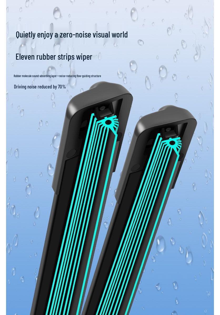 

Eleven Rubber Strips for Roewe 350, 360/550, i5/i6, RX5, RX3 Frameless Silent Wipers Roewe i5/EI5 check interface