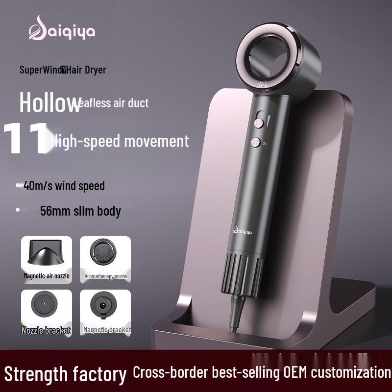 Blue Light Ion Hair Dryer - Strong Wind Salon Hair Care for Home Use