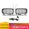 BMW X5/X6 F15/F16 (2014-2017) Grilă Dublă Lucios Negru cu Bandă Luminoasă