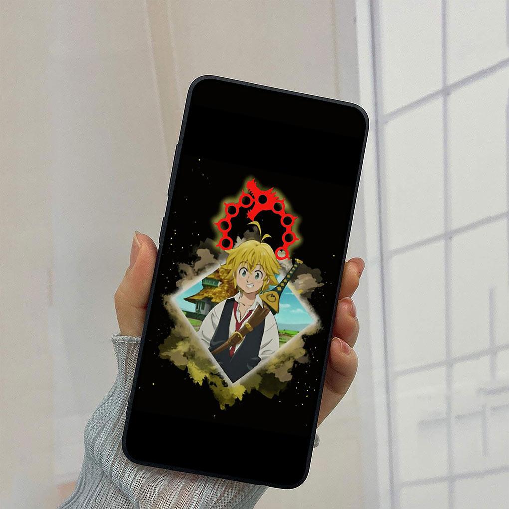 Anime Sedm smrtelných hříchů Meliodas Kryt na telefon pro Samsung Galaxy A10 A20 A53 A30 A31 A32 A50 A51 A52 A12 A33 Měkký TPU kryt