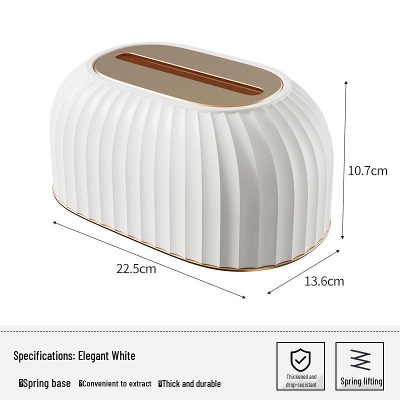 High-End Luxury Tissue Box for Bathroom, Living Room, or Coffee Table