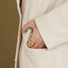 Minimalist 18K Gold Plated Stainless Steel Chunky Dome Ring for Women, Sizes 5 6 7 8, Waterproof Non Tarnish Statement Jewelry