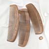 Engraved Old Peach Wood Comb for Hair Growth - Anti-Static, Curling & Styling, Home Use, with Logo